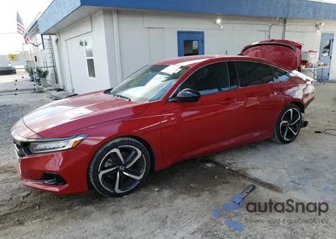 2021 Honda Accord Sport from USA, damaged, VIN 1HGCV1F32MA047540